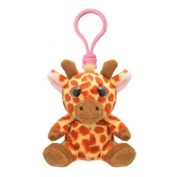 Sleutelhanger giraf knuffel - pluche - 9 cm, Verzenden, Nieuw