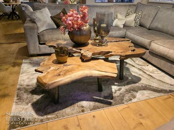 Unieke salontafels (Suar hout) - v.a. 495, Huis en Inrichting, Tafels | Salontafels, Nieuw