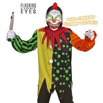 Horror Clown Jongen Kostuum Elektro, Ophalen of Verzenden, Nieuw