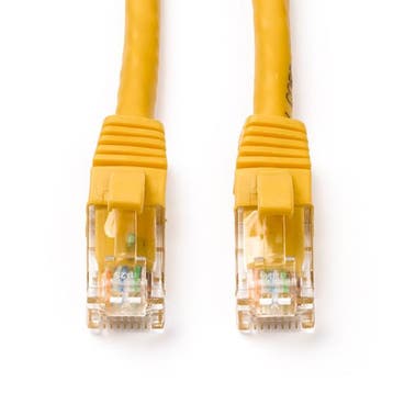 Netwerkkabel | Cat6a U/UTP | 15 meter (Geel), Verzenden
