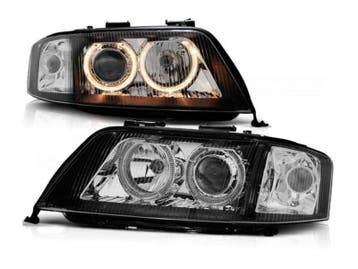 Xenon koplamp Angel Eyes Black geschikt voor Audi A6 2e kans, Auto-onderdelen, Verzenden, Gebruikt, Audi