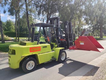 CLARK heftruck (type C500 Y100D, Perkins diesel, 5 ton, etc), Diesel, Heftruck, Ophalen of Verzenden, Meer dan 4000 kg