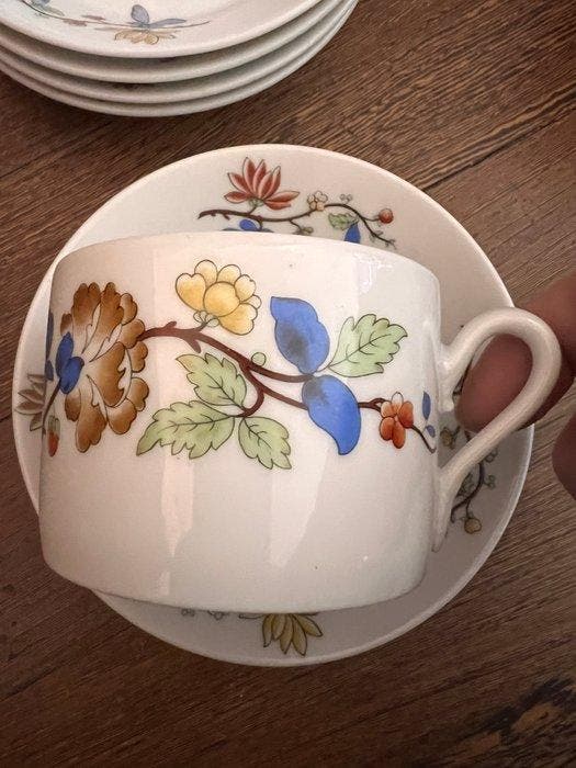 Richard Ginori - Koffie- en theeservies (6) - Porselein -, Antiek en Kunst, Antiek | Meubels | Tafels