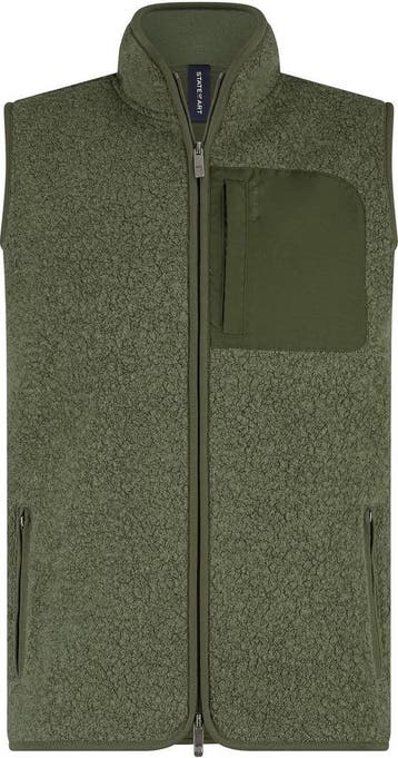 State Of Art Bodywarmer Teddy Olive maat 3XL Heren, State of Art, Verzenden, Nieuw, Overige maten