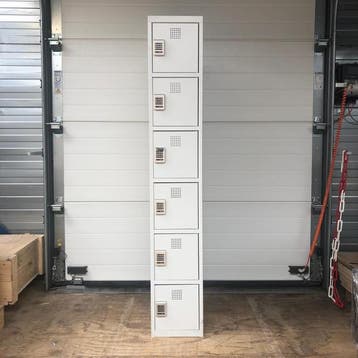 Gebruikte lockerkast Palermo 6 vaks, Huis en Inrichting, Brandblussers en Brandkasten, Verzenden, Gebruikt