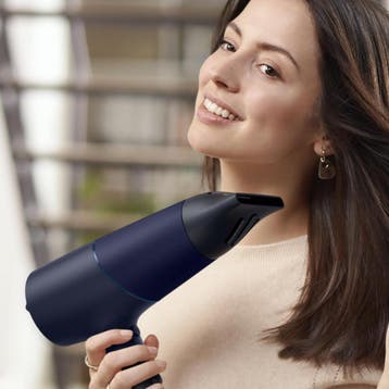 Philips Föhn Series 5000 BHD510/20 - Föhns - Blauw/Metalli, Verzenden, Nieuw