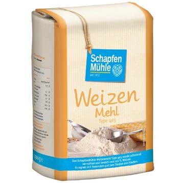 SchapfenMuhle Duitse Tarwebloem Type 405 2,5kg, Verzenden, Nieuw