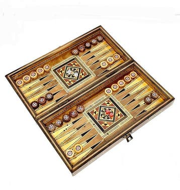Bordspel - Intarsia - Hout