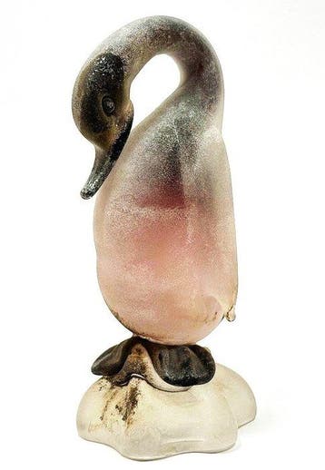 Cenedese Murano - Anni 60 - sculptuur,  Anatra  - 22.5 cm