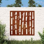 vidaXL Wanddecoratie tuin bamboe-ontwerp 55x55 cm, Verzenden, Nieuw