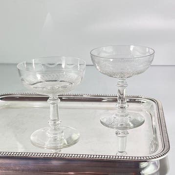 Christofle, Gallia - Dienblad - Parelrand - Perles elongated, Antiek en Kunst