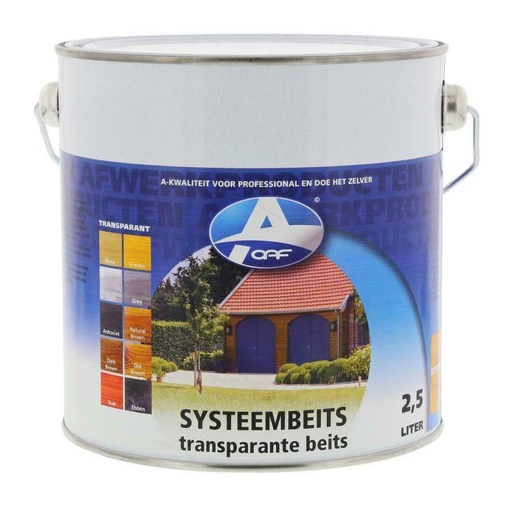 OAF Systeembeits donkerbruin 2½ ltr, Doe-het-zelf en Verbouw, Verf, Beits en Lak, Nieuw, Verzenden