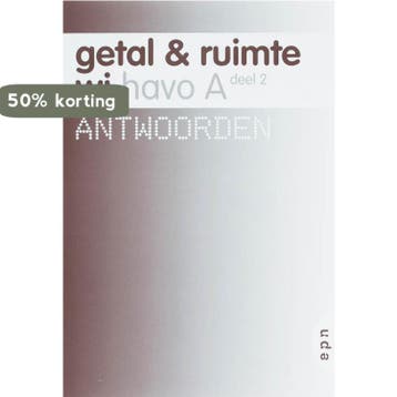 Getal en Ruimte Havo A 2 Antwoorden 9789011098671, Verzenden, Gelezen, L.A. Reichard