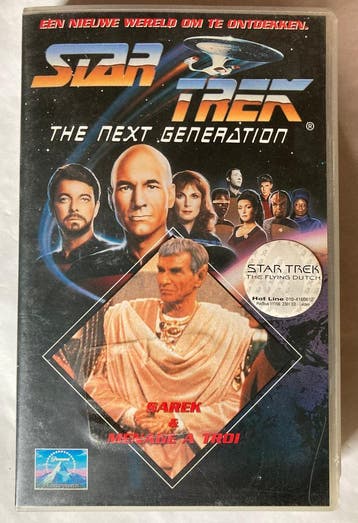 STAR TREK THE NEXT GENERATION (VHS), Verzenden, Gebruikt