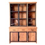 Industriële Buffetkast | 150cm breed | Massief teakhout |, 200 cm of meer, 150 tot 200 cm, Teakhout, Nieuw
