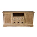 Gouda Teak tv meubel 2 deuren 6 ladenKasten, Ophalen of Verzenden, Nieuw