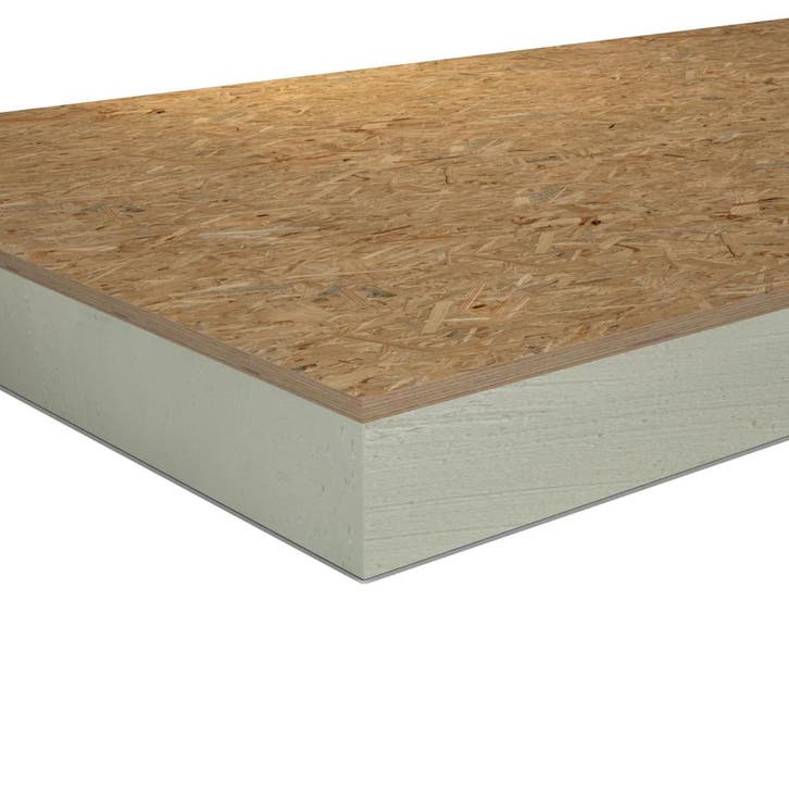 PIR+OSB 1200x600x40+9mm Recht Rd:1.81 (=0,72 mÂ²), Doe-het-zelf en Verbouw, Isolatie en Afdichting, Nieuw, Minder dan 5 m², Minder dan 4 cm