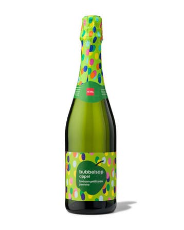 HEMA Bubbelsap appel 0.75L, Diversen, Verzenden