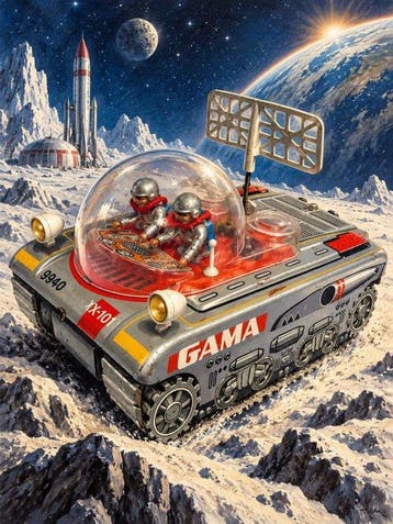 Shayer - Gama 9940 Space Tank – Mission Beyond Earth - XL -