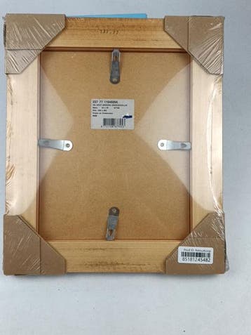 fotolijst houten lijst met kunst, Ophalen of Verzenden, Nieuw