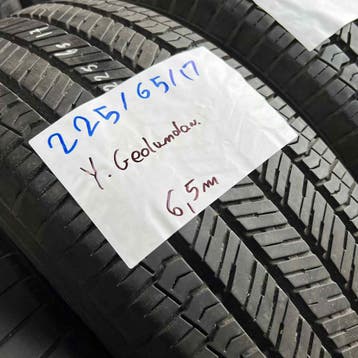 2 x Yokohama Geolander 225-65-17 Zomerbanden 6,5mm, Gebruikt, 17 inch, Ophalen of Verzenden, Band(en)
