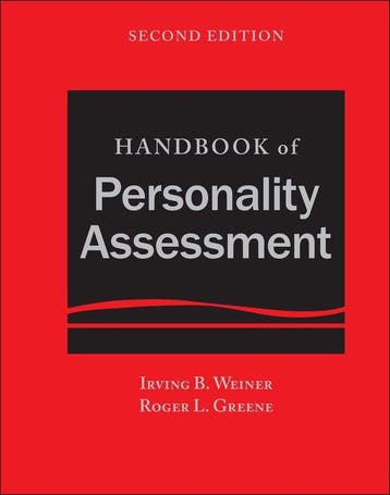 Handbook of Personality Assessment - Irving B. Weiner, Verzenden, Gelezen, Irving B. Weiner