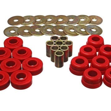 Energy Suspension GM Body Mount Set W/Hardware - Red, Ophalen of Verzenden, Nieuw