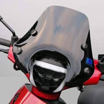 Laag Zwart Windscherm voor Piaggio Zip - Made in EU, Ophalen of Verzenden, Nieuw