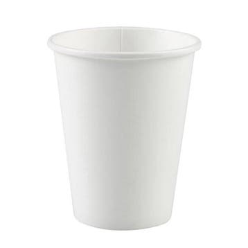 Witte bekers karton 250ml (8st), Ophalen of Verzenden, Nieuw