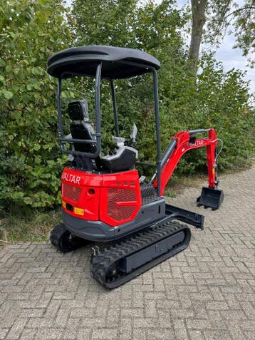 VALTAR KJ15 1.500 kg minigraver KUBOTA LEASE V.A. €150pm, Graafmachine