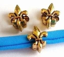Per stuk European Jewelry bedel kraal franse lelie goud m..., Ophalen of Verzenden, Nieuw, Kraal