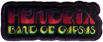 Jimi Hendrix - Band of Gypsys - patch officiële merchandise, Ophalen of Verzenden, Nieuw, Kleding
