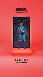 UFO Robot Grendizer LED Neon Statue Kabuto Koji 25 cm, Ophalen of Verzenden, Nieuw