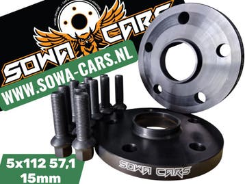 Spoorverbreders Spacers Audi RS3 RS4 RS6 A3 A4  A6 5x112 57., Verzenden