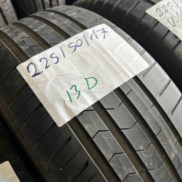 2 x Vredestein Ultrac Satin 225-50-17 Zomerbanden 4,5mm, Gebruikt, 17 inch, Ophalen of Verzenden, Band(en)