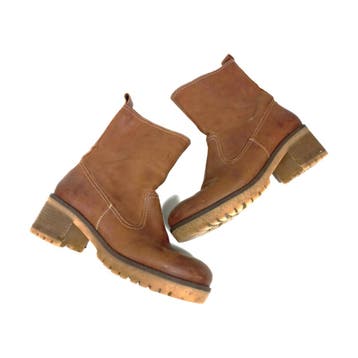 Apple of Eden - Dames laarzen - Cognac - Maat 42, Kleding | Dames, Ophalen of Verzenden, Nieuw