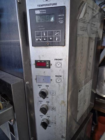 Middleby Marshall pizzaoven lopende band * online veiling *, Gebruikt, Ovens, Magnetrons en Steamers