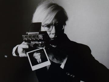Oliviero Toscani (1942-2005) - Andy Warhol with Polaroid