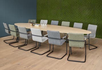 Vergadertafel Ellips R420 | 420x120cm, Nieuw in verpakking