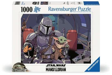 Star Wars The Mandalorian with Grogu Puzzel (1000 stukken), Verzamelen, Star Wars, Ophalen of Verzenden, Nieuw