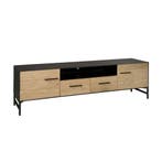 *WOONWINKEL* Tower Living Lido Tv-meubel Eiken Met Metaal 19, Verzenden, Nieuw