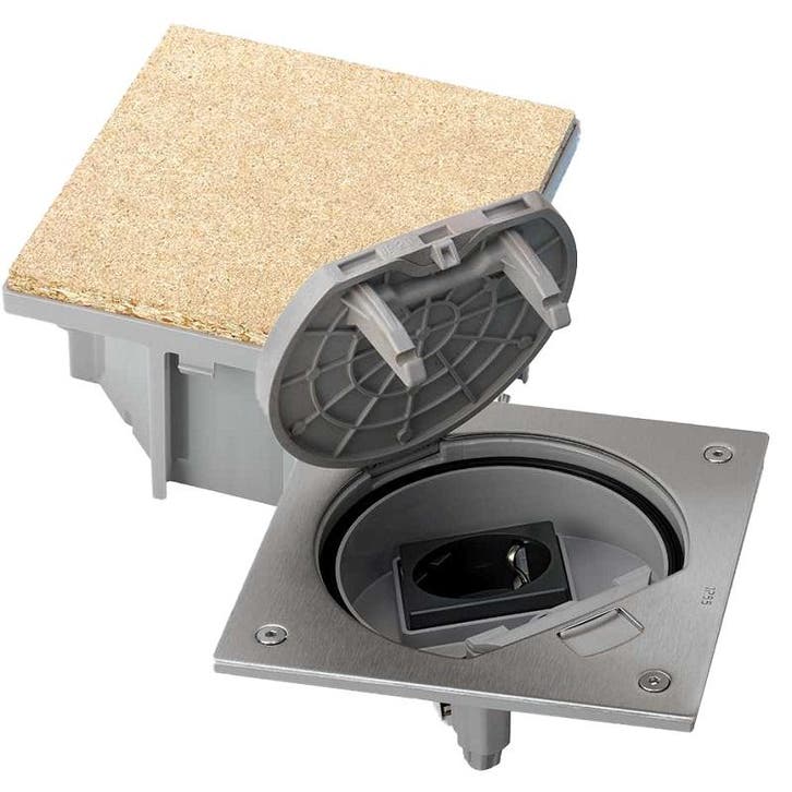 Simon stopcontact vloerdoos set voor cementdekvloer IP66..., Huis en Inrichting, Brandblussers en Brandkasten