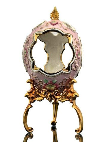 Fabergé ei - House of Faberge 24 Karat Gold Plated Diorama