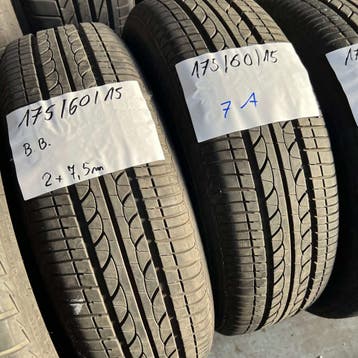 4 x Bridgestone B250 175-60-15 Zomerbanden 7,5mm, Gebruikt, 15 inch, 175 mm, Ophalen of Verzenden