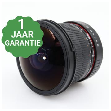 10% korting | Samyang 8mm f/3.5 Fisheye Canon CSII, Verzenden, Gebruikt