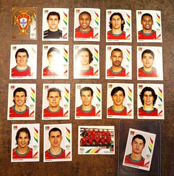 2006 Panini WC Germany 2006 Cristiano Ronaldo, Luis Figo -, Verzamelen, Nieuw