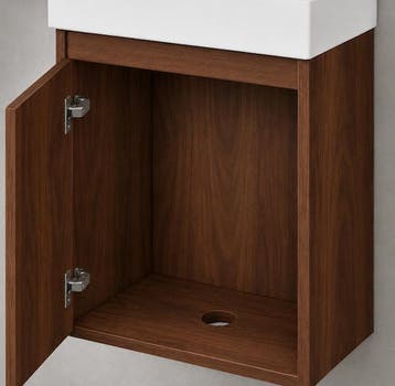 SALE - Volda 40 links - Walnoot - Toiletmeubel -, Ophalen of Verzenden, Nieuw