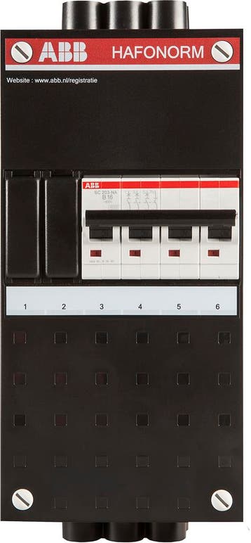ABB HAF HA1D - Distributiegroep / kookgroep 3-f +0 B16A -, Ophalen of Verzenden, Nieuw, Groepenkast