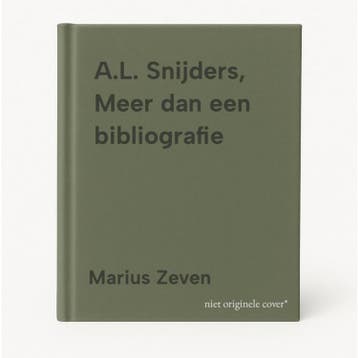 A.L. Snijders, Meer dan een bibliografie - Marius Zeven, Verzenden, Zo goed als nieuw, Marius Zeven