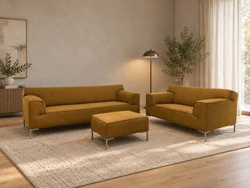 NIEUW Design on Stock Bloq Loveseat + GARANTIE | NP €3.200, 150 tot 200 cm, 75 tot 100 cm, Ophalen of Verzenden, Rechte bank